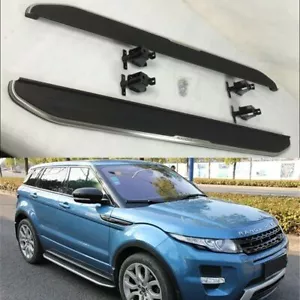 2Pcs Fit for Range Rover Evoque 2011-2020 Running Board Side Step Pedal Nerf Bar - Picture 1 of 20