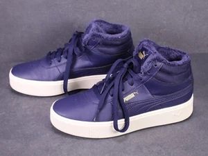 Puma Vikky Stacked Mid Plateau Fashion Sneaker Gr. 38 Kunstleder blau SB1831 - Bild 1 von 7