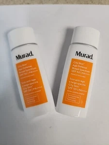2 Pieces Of 1.7 Oz Murad City Skin Age Defense Broad Spectrum. Expired 2/23. - Picture 1 of 1