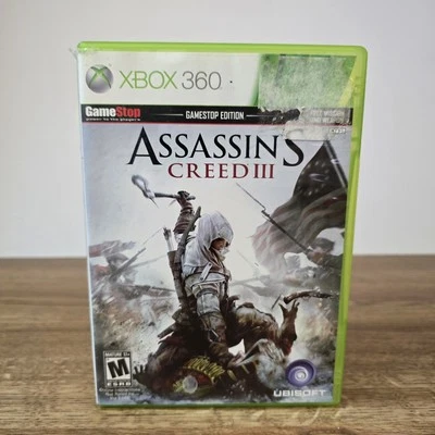 Assassin's Creed 3 GameStop Edition Xbox 360 - Complete CIB Stock Disc - Image 1 of 4