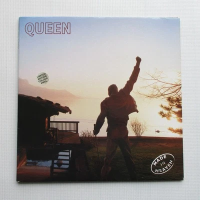 Queen 'Promotional Copy' Made In Heaven 1995 UK Cream Coloured Vinyl LP Album - Image 1 of 4