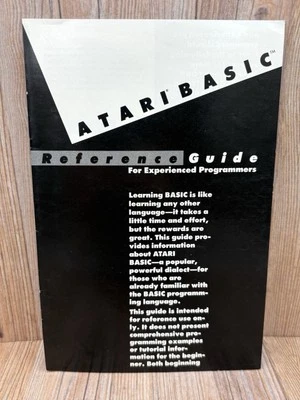 Atari 400/800 Basic Reference Guide Booklet for Experienced Programmers 1984 - Image 1 of 4