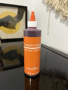 Chefmaster Liqua-Gel Food Color, 10.5-Ounce, Senset  Orange-Exp-04/2028) - Picture 1 of 2