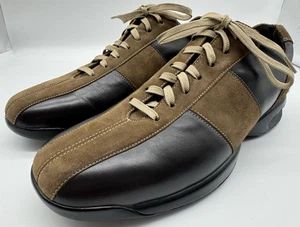 Scarpe uomo Cole Haan x NikeAir Colab taglia 10,5 pelle marrone scamosciata comode Oxford - Foto 1 di 18