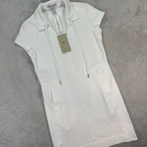 Tommy Bahama Sunray Cove Damenkleid XS weiß Kurzarm Polokragen neu mit Etikett - Bild 1 von 10
