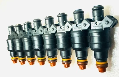 1986-2002 Ford Mustang 20lb Injectors Genuine Bosch Upgrade set X8 Gt 5.0 4.6 V8 - Image 1 of 4