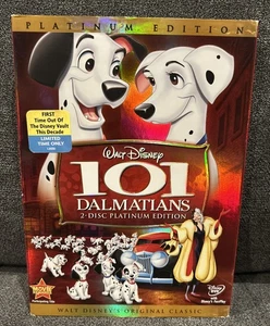 101 DALMATIANS - 2 DISC PLATINUM EDITION Animated DVD W/Slip Cover - Imagen 1 de 6