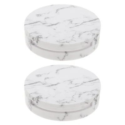  2 Pcs Cofanetto Makeup Contenitore Porta Trucchi Della Polvere Vuoto - Image 1 of 4