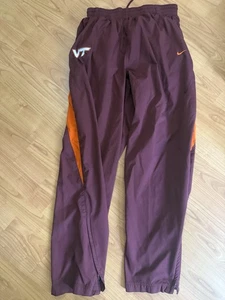 Virginia Tech Hokies Nike Storm Fit Herren XL Wide Leg Pull On Hose Ankle Zip - Bild 1 von 7