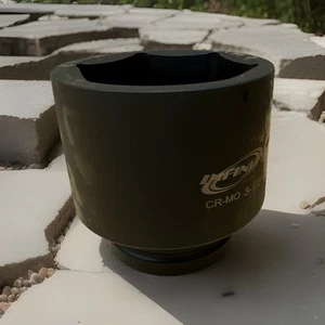 Jumbo 3-1/2" SAE 1" Dr. Deep Impact Socket 6 Pts Cr-MO  for Truck Lug Nut - Bild 1 von 8