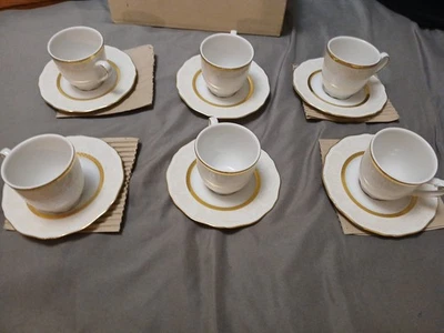 Juego de platillos taza espresso Heinrich Winterling servicio para 6 nuevos Alemania calidad  Foto 1 de 4