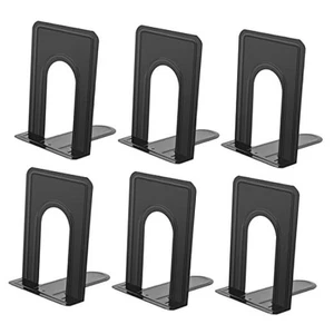  Book Ends Universal Premium Bookends for Shelves, Non-Skid Bookend, Heavy  - Picture 1 of 8