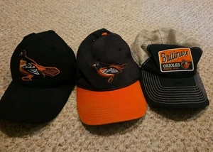 (3) Baltimore Orioles Caps Cooperstown Fan Fav & Nike gebraucht - Bild 1 von 3