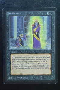 Magic The Gathering MTG SIMULACRUM Limited Edition Beta LP Lightly Played - Picture 1 of 2