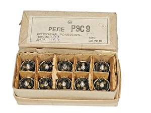 RES-9 RS4.529.029-01.02  SOVIET MILITARY RELAY  NEW IN  SALED BOXES  QTY-4 - Picture 1 of 4