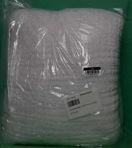 Pottery Barn Cloud Blanket Full Queen 96"l x 92"w White Color New - Picture 1 of 6