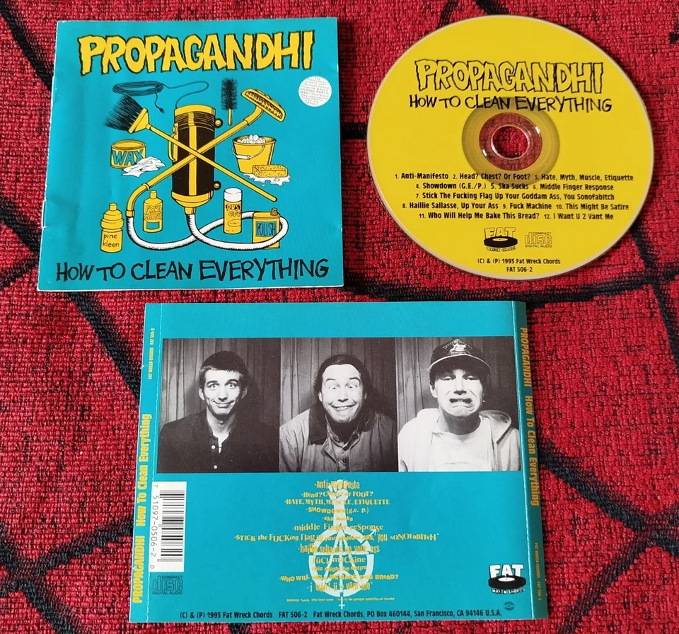 PROPAGANDHI ** How To Clean Everything ** 1993 USA CD - Imagem 1 de 1