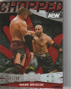 2025 SKYBOX AEW METAL UNIVERSE CHOPPED RED PARALLEL #1 MARK BRISCOE /199 - Picture 1 of 1