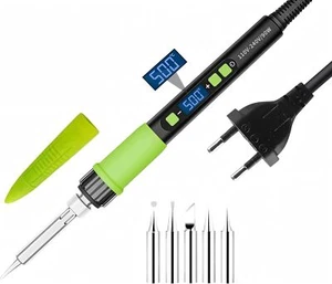 Fer a Souder 90W - Température Réglable 180°C-500°C Écran LCD Digital - Inclu... - Picture 1 of 9