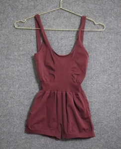 Free People Movement X The Class Good Karma Mameluco Cami Mujer S/XS Granate Usado en Excelente Condición - Imagen 1 de 3