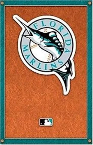 BASEBALL POSTER ~ FLORIDA MARLINS LOGO 4513 Cover
