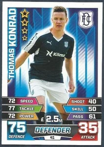 TOPPS MATCH ATTAX SPL 2015-16-#041-DUNDEE-THOMAS KONRAD - Picture 1 of 1