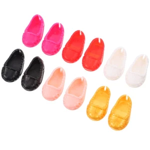 6 Pairs Miniature Shoes Decorations Dolls Mini Shoes Adorable Doll Shoes - Picture 1 of 12