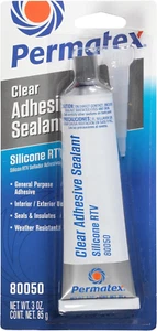 Clear RTV Silicone Adhesive Sealant, 85 G - Picture 1 of 6