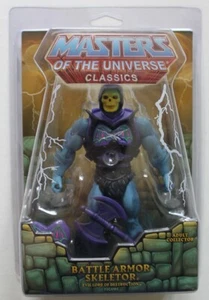 FIGURA HE MAN MOTUC BATALLA ARMADURA ESQUELETO CON CAJA BLANCA Y ESTUCHE PROTECTOR T5805 - Imagen 1 de 3