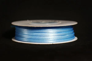 MADE IN TAIWAN Double Face Satin Ribbon Polyester 39 Colors 1/16" 1/8" Spool  - Picture 1 of 41