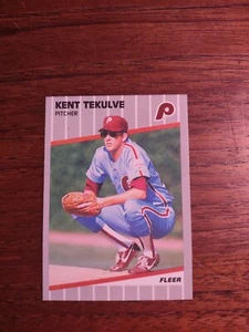 1989 Fleer Kent Tekulve 583 - Picture 1 of 2