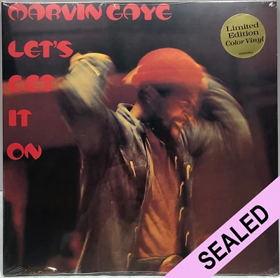 Marvin Gaye Lets Get It On LP Tamla 2023 50th Ann. Vinyl Red New Sealed #40o - Image 1 of 4