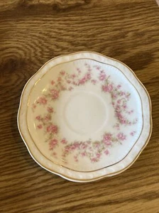 Vintage Saucer,White with pink Floral Pattern Z. S. & C. Bavaria - Picture 1 of 4