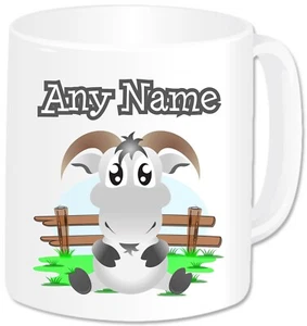 Personalised Goat Mug Custom Name Cup Novelty Fun Farm Animal Lover Farmer Gifts - Picture 1 of 3