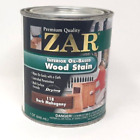 Zar Oil-Based Wood Stain #118 Dark Mahogany 1 Qt New,  Interior Oil-Based