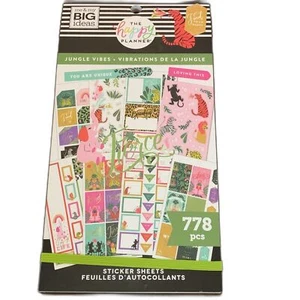 The Happy Planner Sticker Book Jungle Vibes Stickers 778 Pieces - Picture 1 of 2