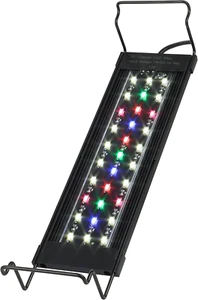 Ultra-Slim Full Spectrum LED Aquarium Light with Adjustable Brackets,500Lm 12W f - Picture 1 of 12