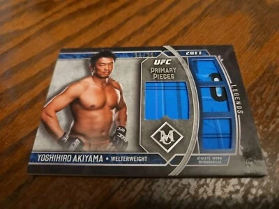 2017 Topps UFC Museum Primary Pieces Quad Relics Legends 11/25 Yoshihiro Akiyama - Image 1 of 4