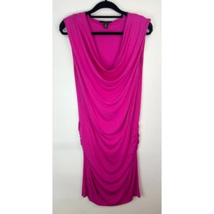 Kenneth Cole Pink Sheath Dress with Cowl Neck Size M - Picture 1 of 3