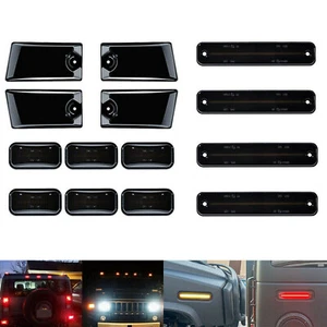 Kit 14 pezzi per Hummer H2 H2 SUT 2005-09 2003-2009 luci di segnalazione tetto cabina LED - Foto 1 di 12