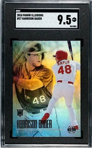 2018 Panini Illusions #27 Harrison Bader RC SGC 9.5 Mint+ - Picture 1 of 2