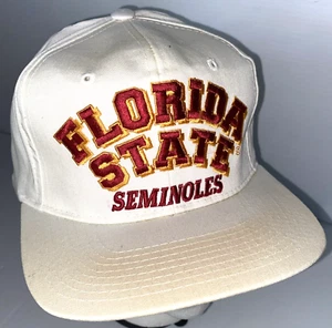 VTG Florida State Seminoles Hat New Era Snapback Embroidered FSU Spell Out * - Picture 1 of 10