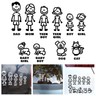DIY Figure Family Decals Bumper Car Window Sticker Decor Dog Cat Baby Children
