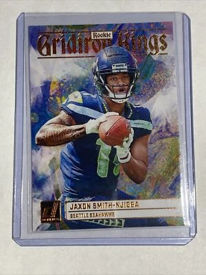 2023 Panini Donruss Jaxon Smith-Njigba RC Rookie Gridiron Kings Seattle  - Image 1 of 2