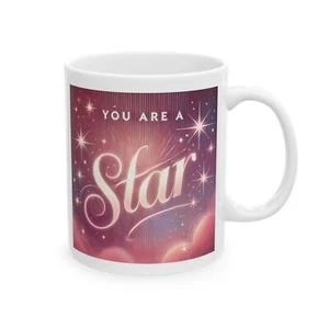 Magic Fantasy Keramiktasse, verträumte Kaffeetasse, Sternennacht Design, perfektes Geschenk - Bild 1 von 5