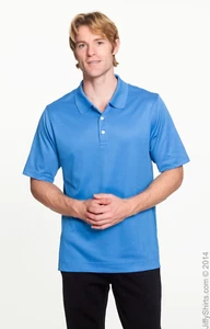 Devon & Jones Men's Pima-Tech™ Jet Piqué Polo - French Blue - Size 4XL - Foto 1 di 6