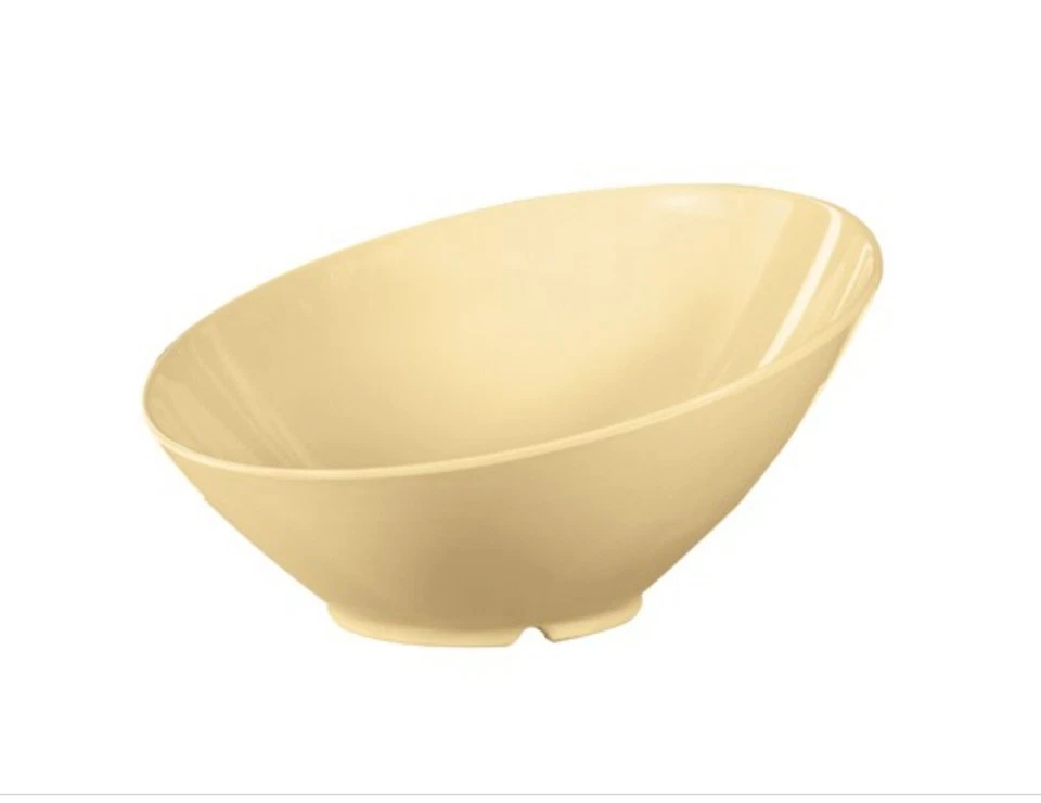 G.E.T B-788-SQ Angled Cascading Bowl 16 oz. Squash Melamine 6 Each Per Case - Image 1 of 1