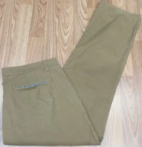 BONOBOS STRAIGHT LEG PANTS 100% COTTON BROWN Sz 36W x 30L - Picture 1 of 5