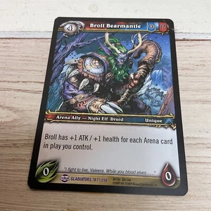 WORLD OF WARCRAFT, TGC / CCG, Broll Bearmantle, EPIC, GLADIATORS 147/208 - Foto 1 di 3
