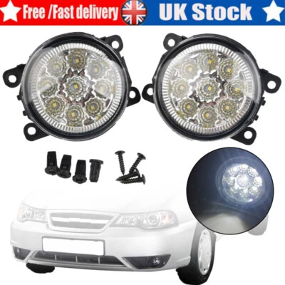 LED Front Bumper Fog Light Lamps Left & Right For Ford Ranger PX 2011-18 Taurus - Image 1 of 4